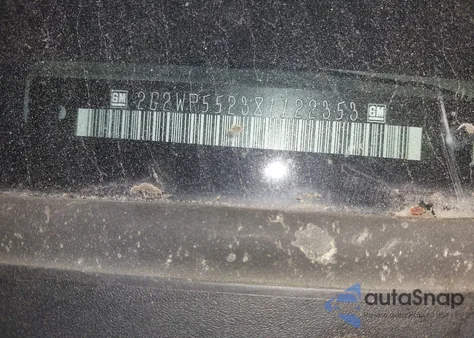 2008 Pontiac Grand Prix из США, поврежденный, VIN 2G2WP552381122353